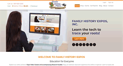 Desktop Screenshot of familyhistoryexpos.com